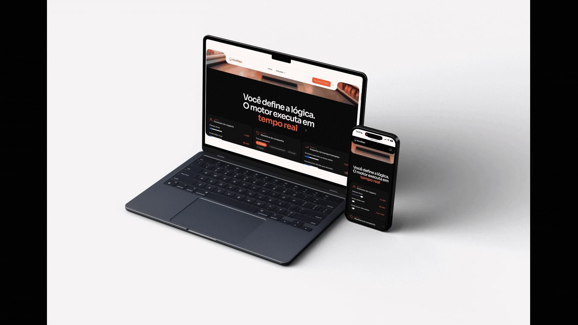 Preview do site da Kmillion